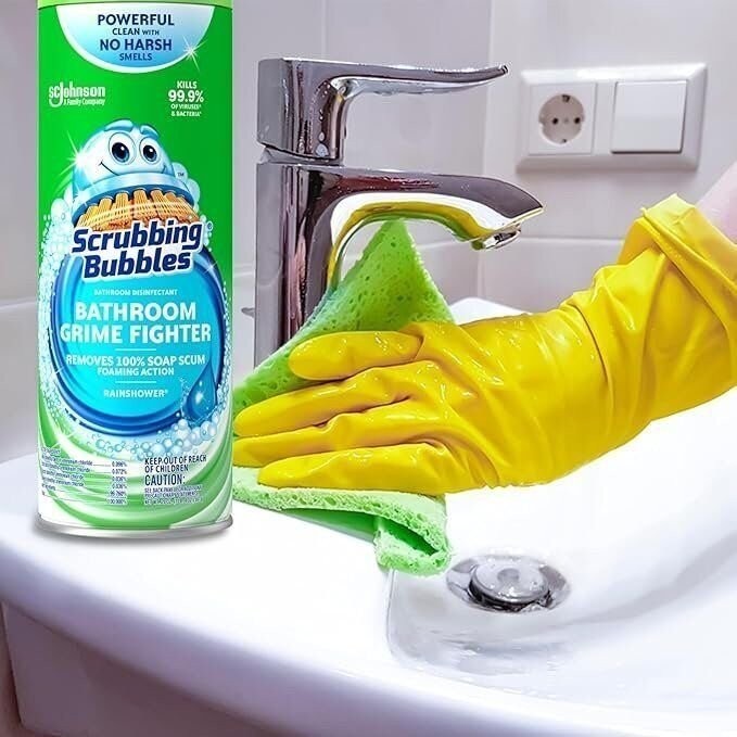 Scrubbing Bubbles Mega Shower Foamer Bathroom Cleaner, 20. oz -3 PK