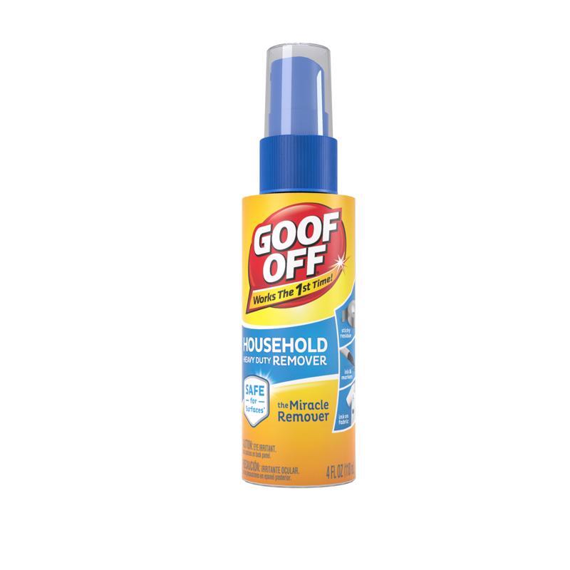 Goof Off FG705 Heavy Duty Water Based Adhesive Remover Pump Spray 4 oz.
