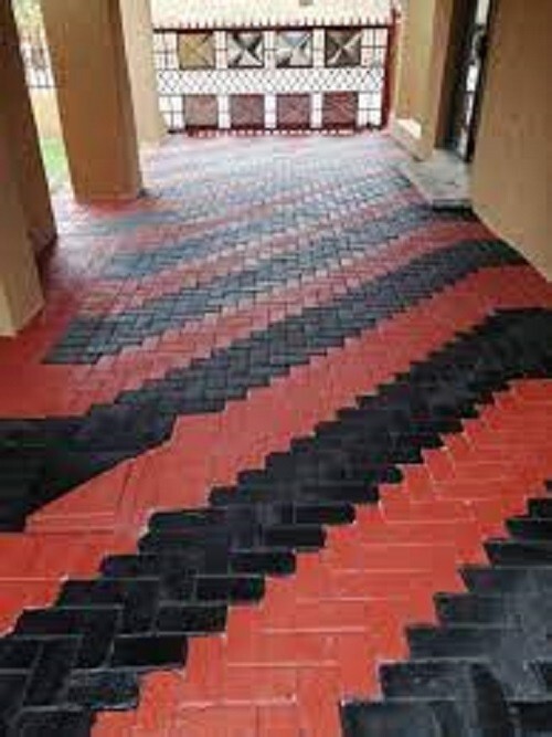 Black Floor Polish For Tiles, Brick, stone, Clay, And Cement 400g