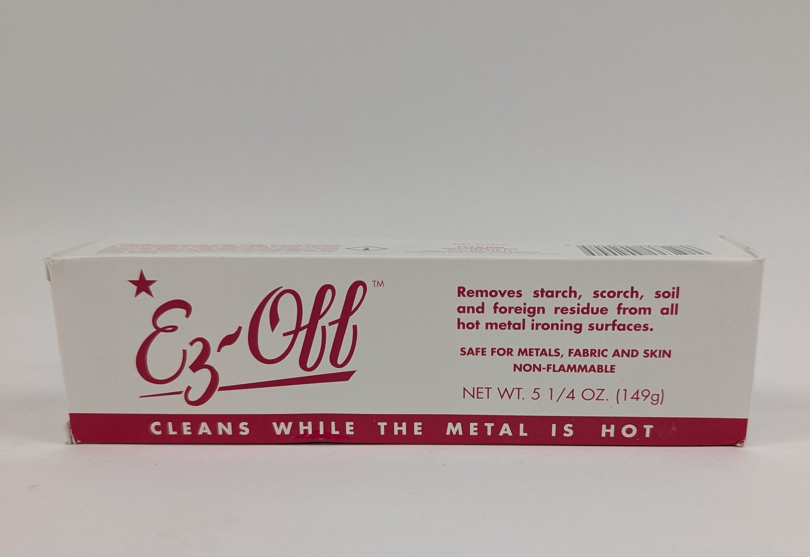 EZ-Off Hot Iron Cleaner Paste 5.25 oz Tubes Remove Burn Starch Set of 3