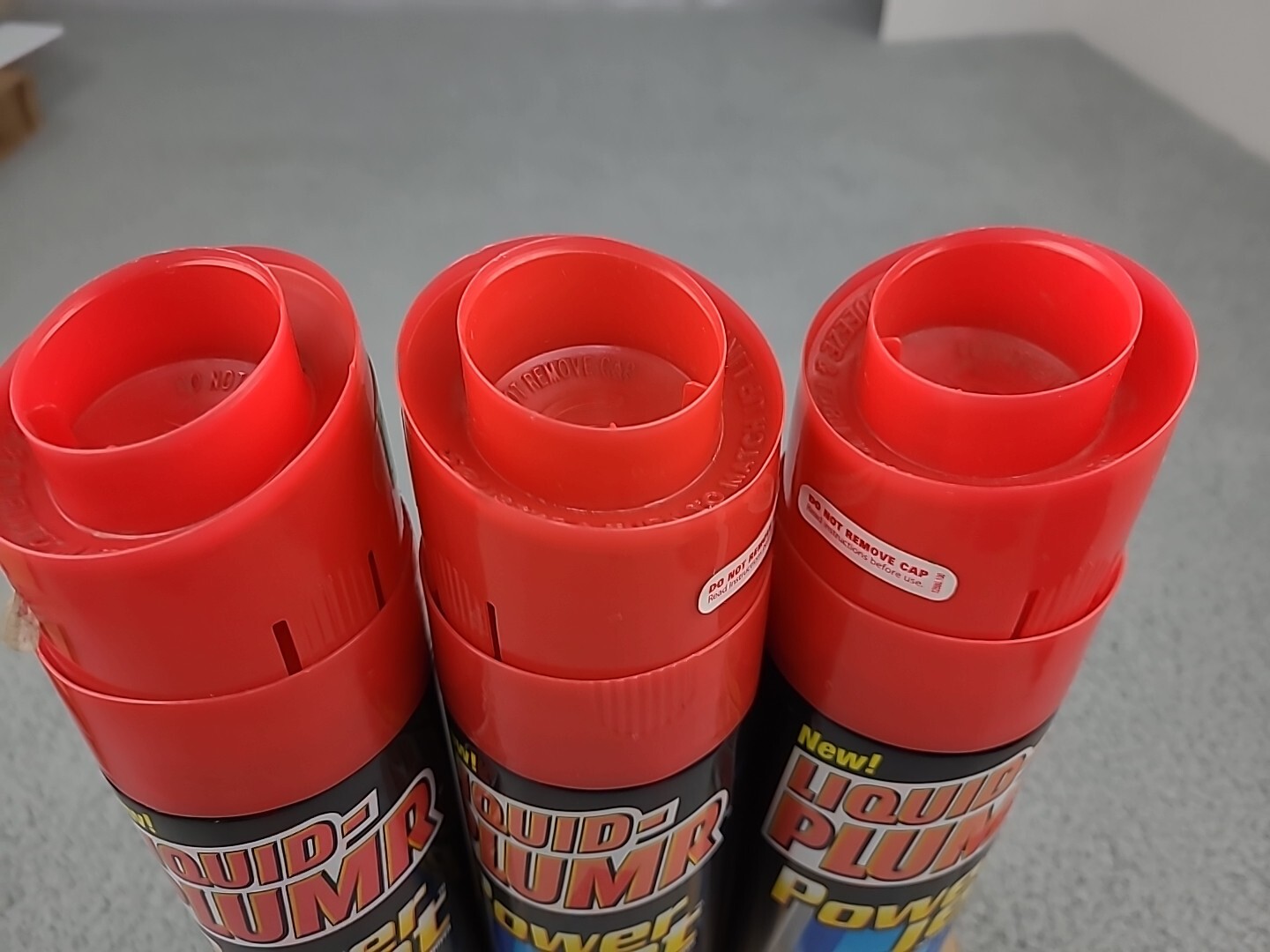3x Liquid Plumr Power Jet 13.5oz Unclogs Clogs In Seconds