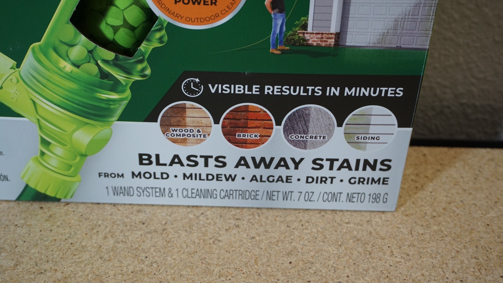 2x Home Armor Power Clean Wand Outdoor Cleaning System Blasts Mold Mildew Algae