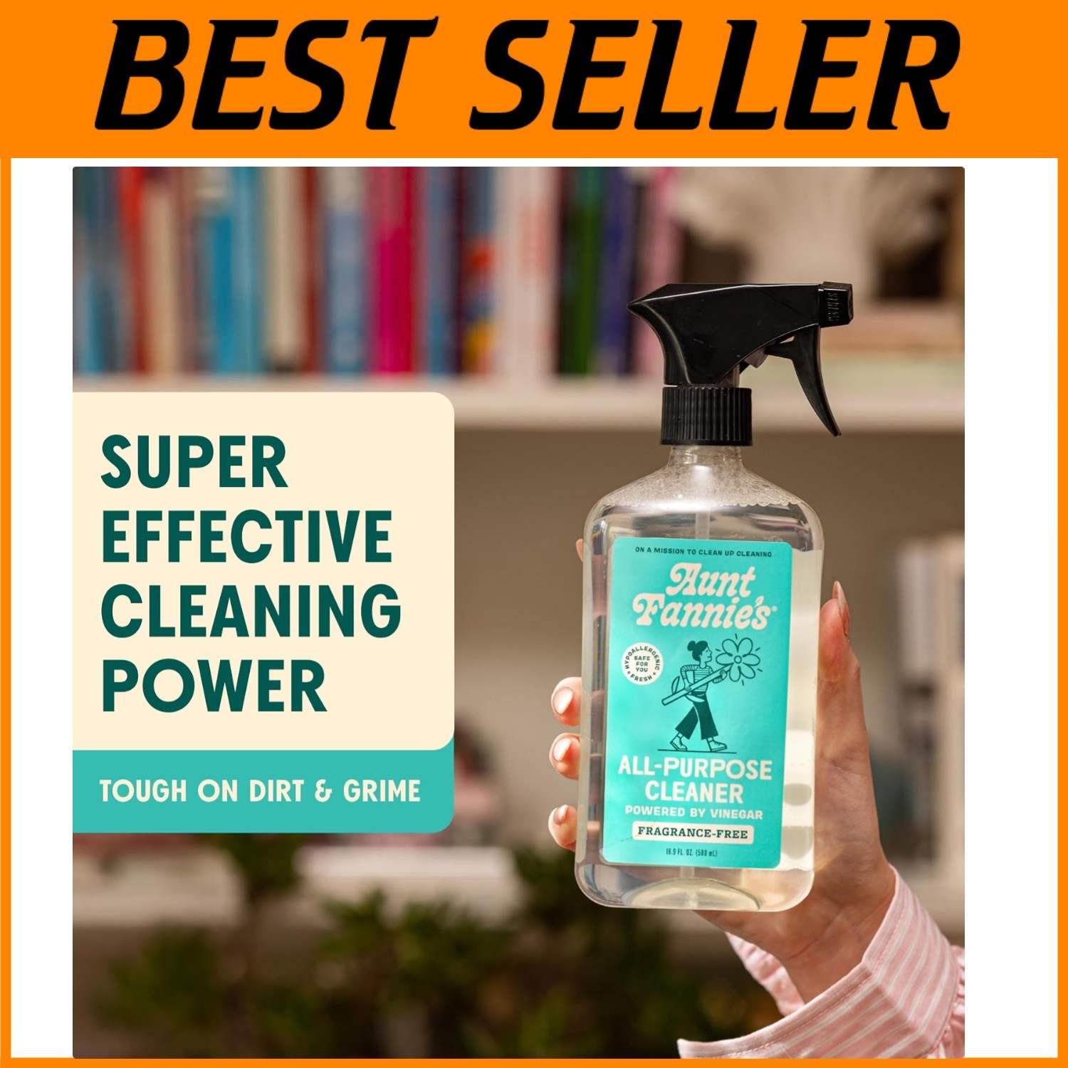 All-Purpose Cleaning Spray, Vinegar Solution, Fragrance-Free