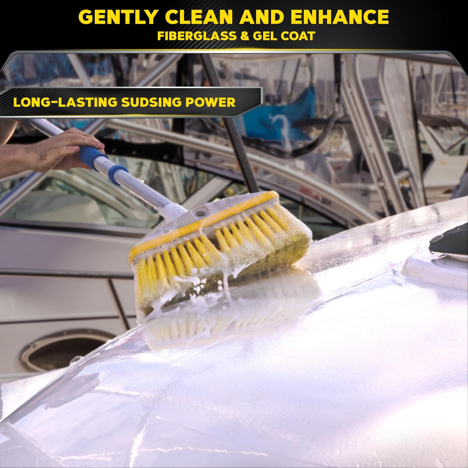 Meguiar’s M43 Marine/RV Boat Wash, pH-Balanced Boat/RV Wash for Protecting Fi…