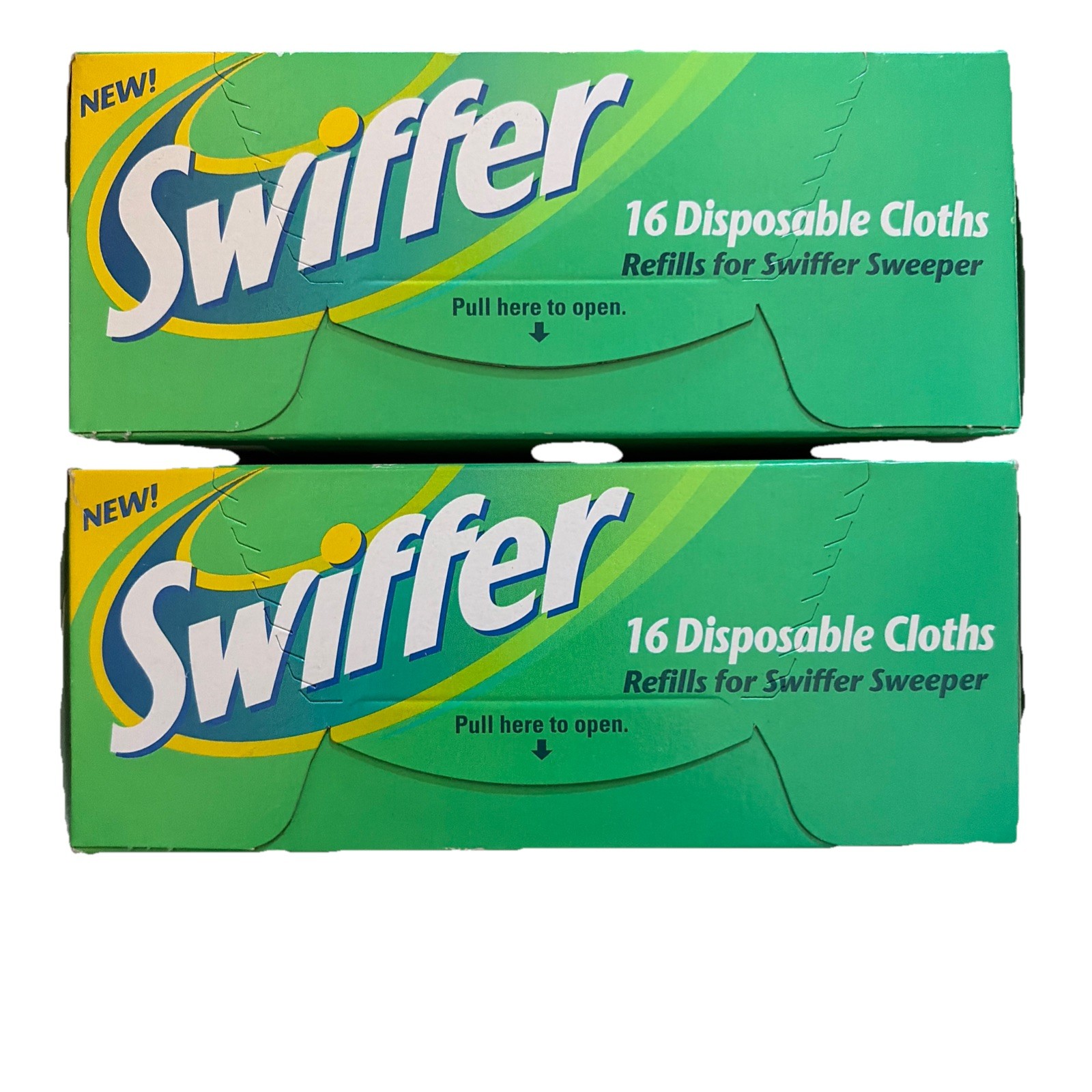 1998 Swiffer Refill For Swiffer Sweeper 16 Dust Cloths Movie Prop Set Of 2