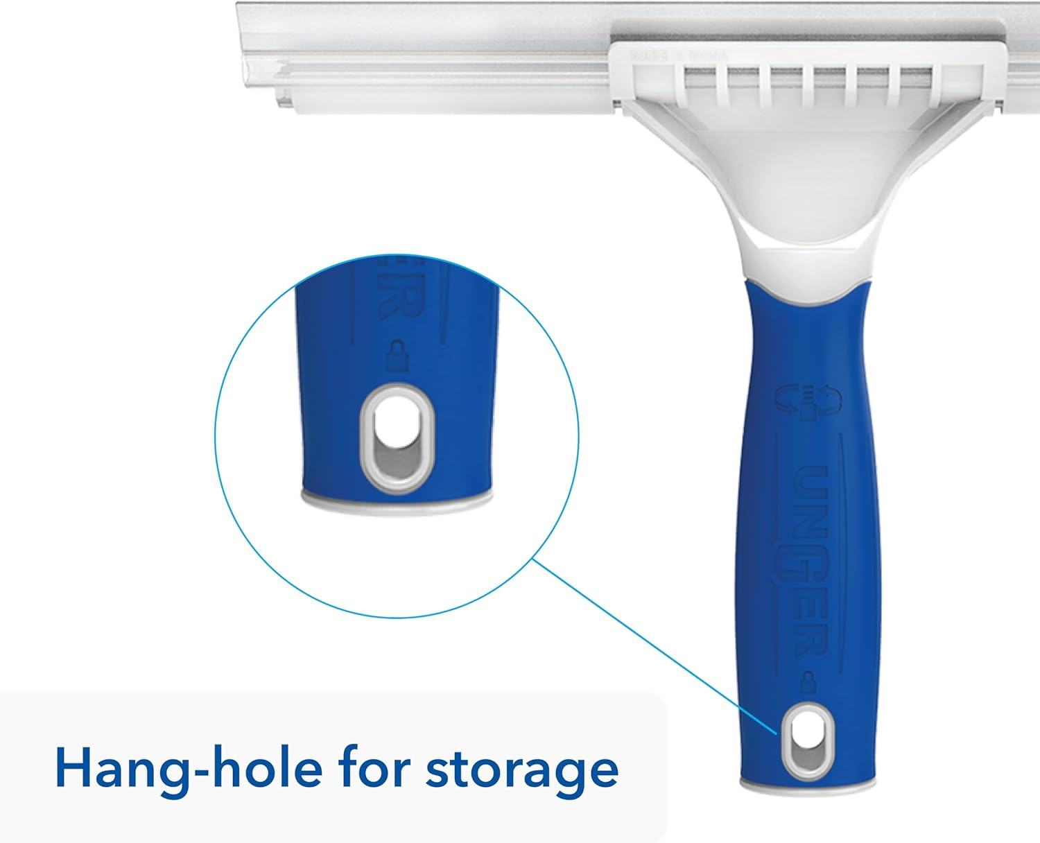 Professional Connect and Clean 10” Glass and Tile Shower Squeegee, Compatible wi