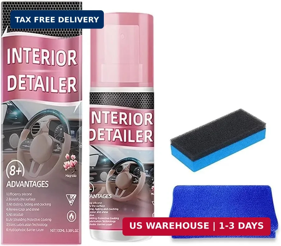 Car Interior Cleaner Spray Polish Dashboard Leather Plastic Multi Surface Detail