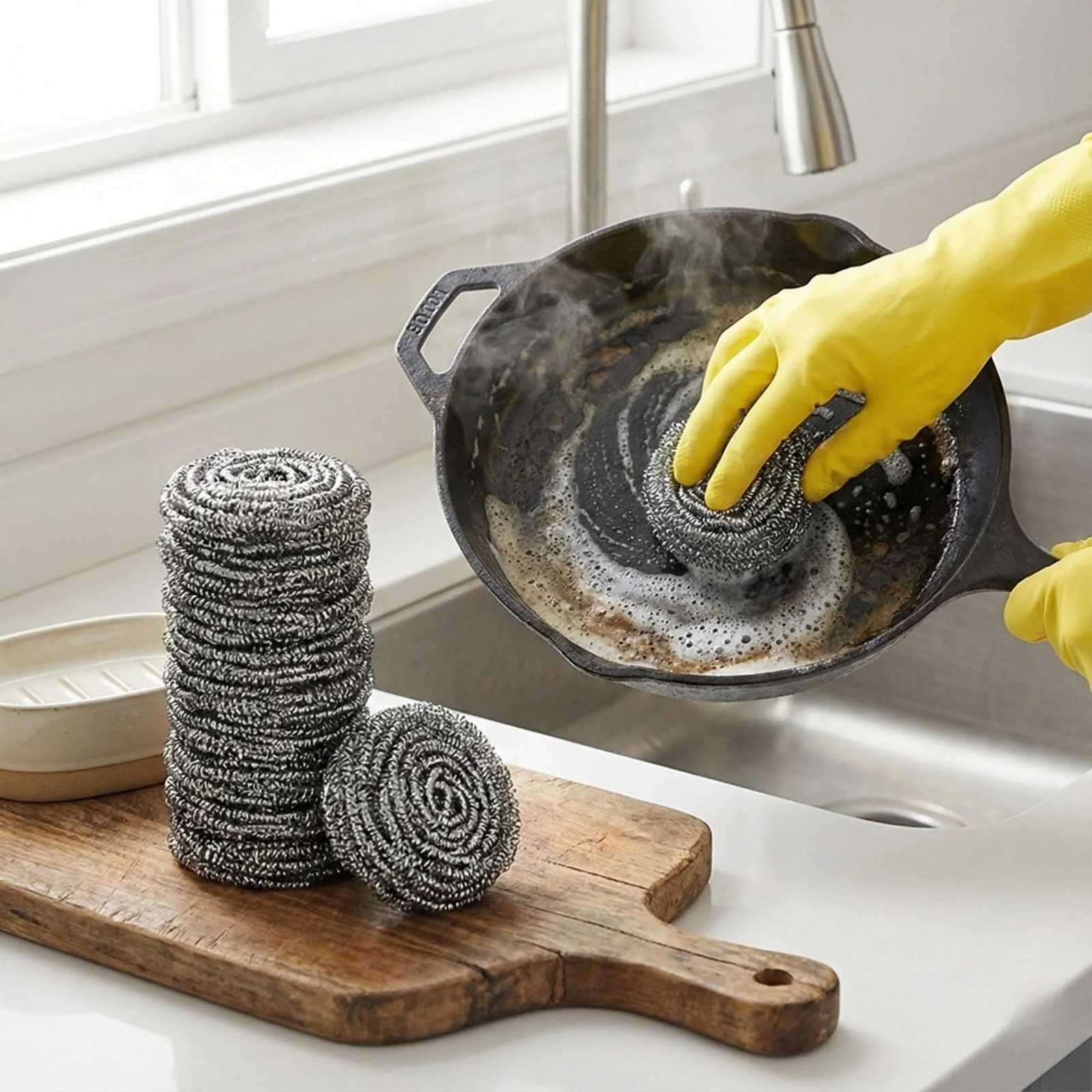 20-Pack Stanley Home Products Stainless Steel Kitchen Scouring Cleaners