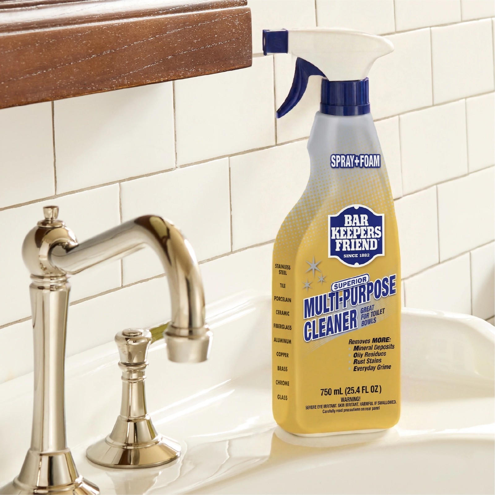 Bar Keepers Friend 25.4 oz. More Spray and Foam All-Purpose Cleaner