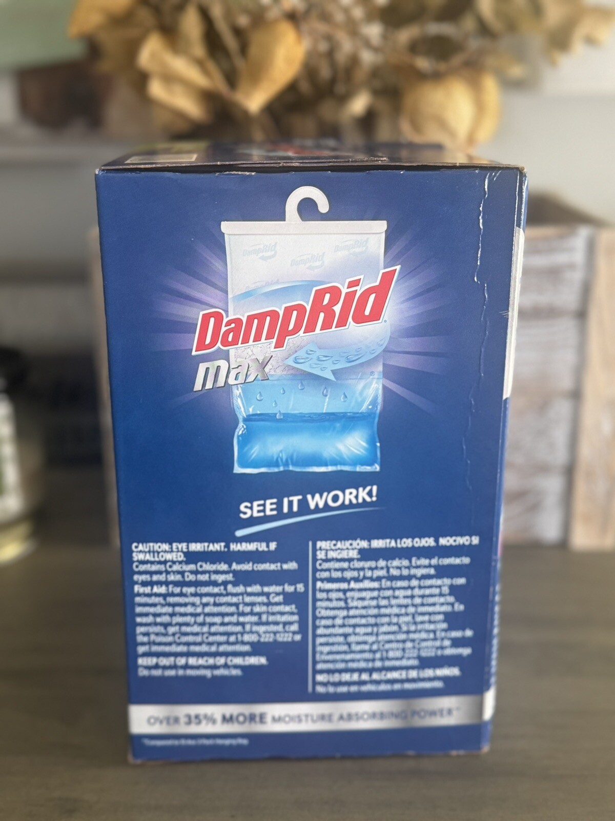 DampRid Max Moisture Absorber Fresh Scent Hanging Bag 4 pk-1lb.