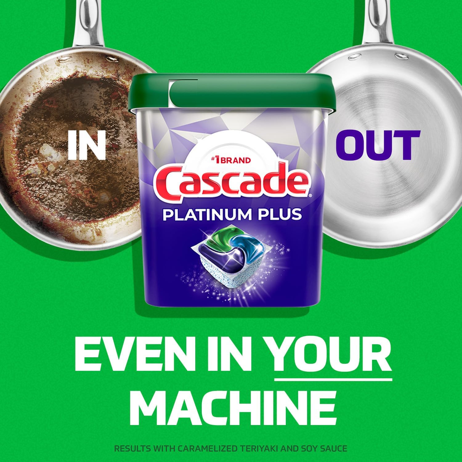 Cascade Platinum plus Dishwasher Pod, Dish Detergent Actionpacs, Dishwasher Dete
