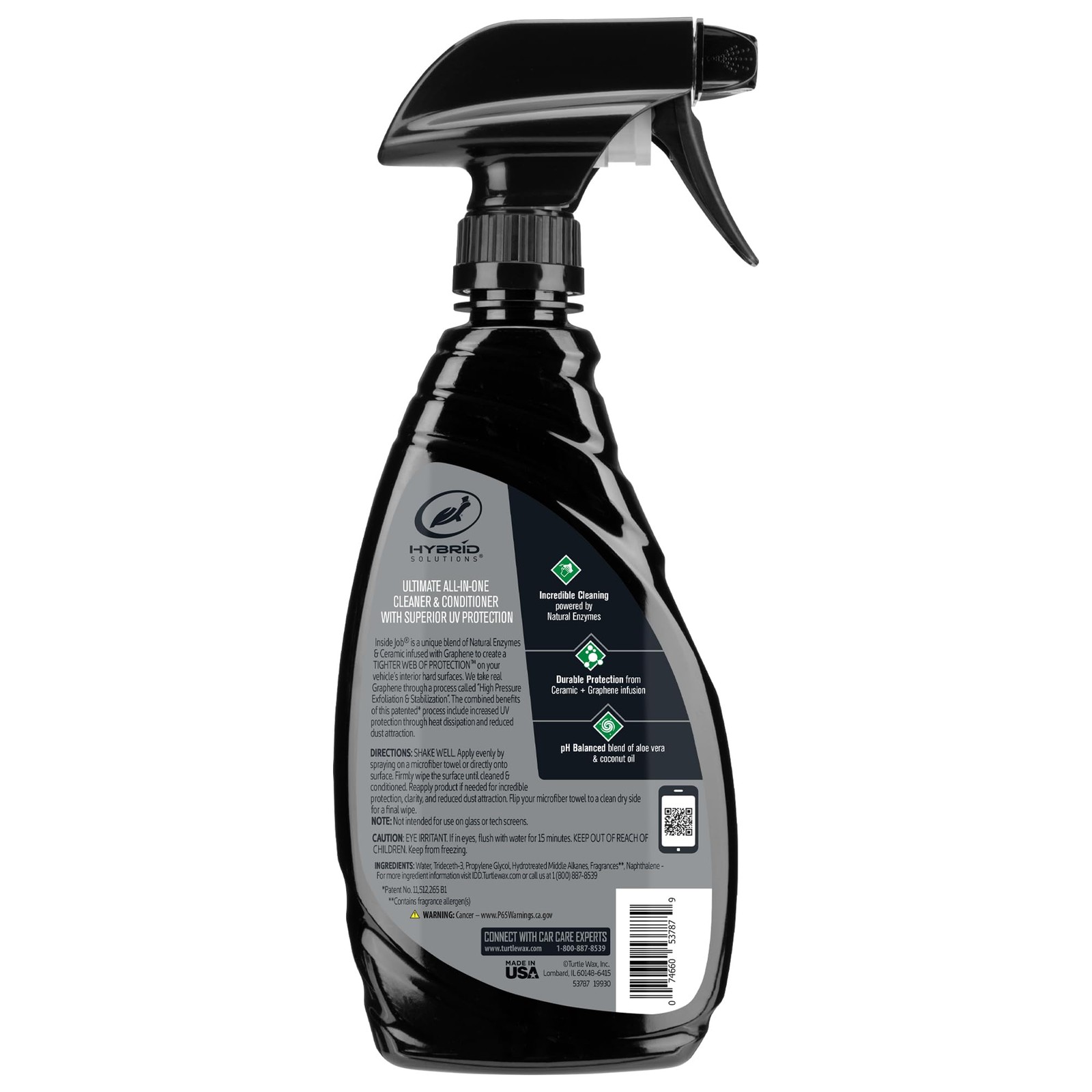 All Purpose Ceramic Interior Cleaner Protectant Leather Vinyl Plastic 16oz