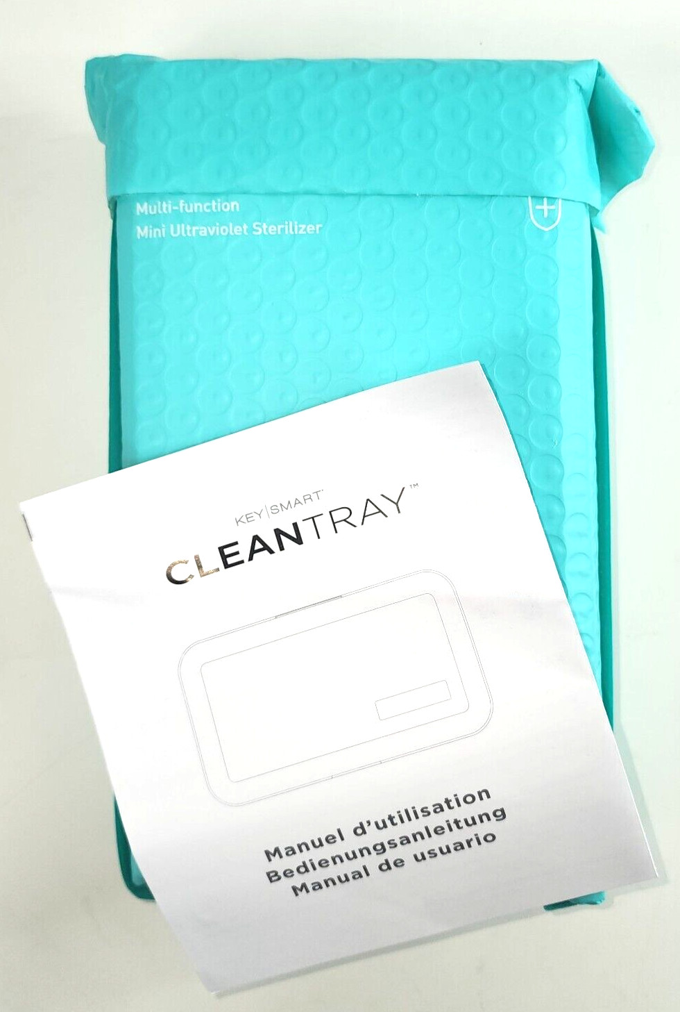 NEW KeySmart CleanTray UV Sterilization Case White with Aromatherapy