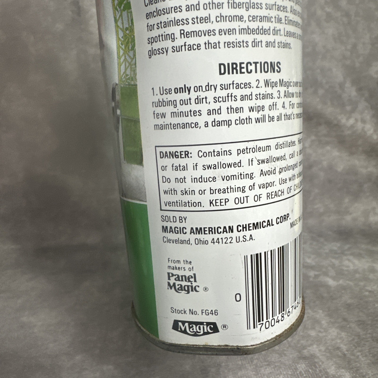Fiberglass Magic Discontinued Spray Cleans & Polishes 13oz Vintage New Old Stock