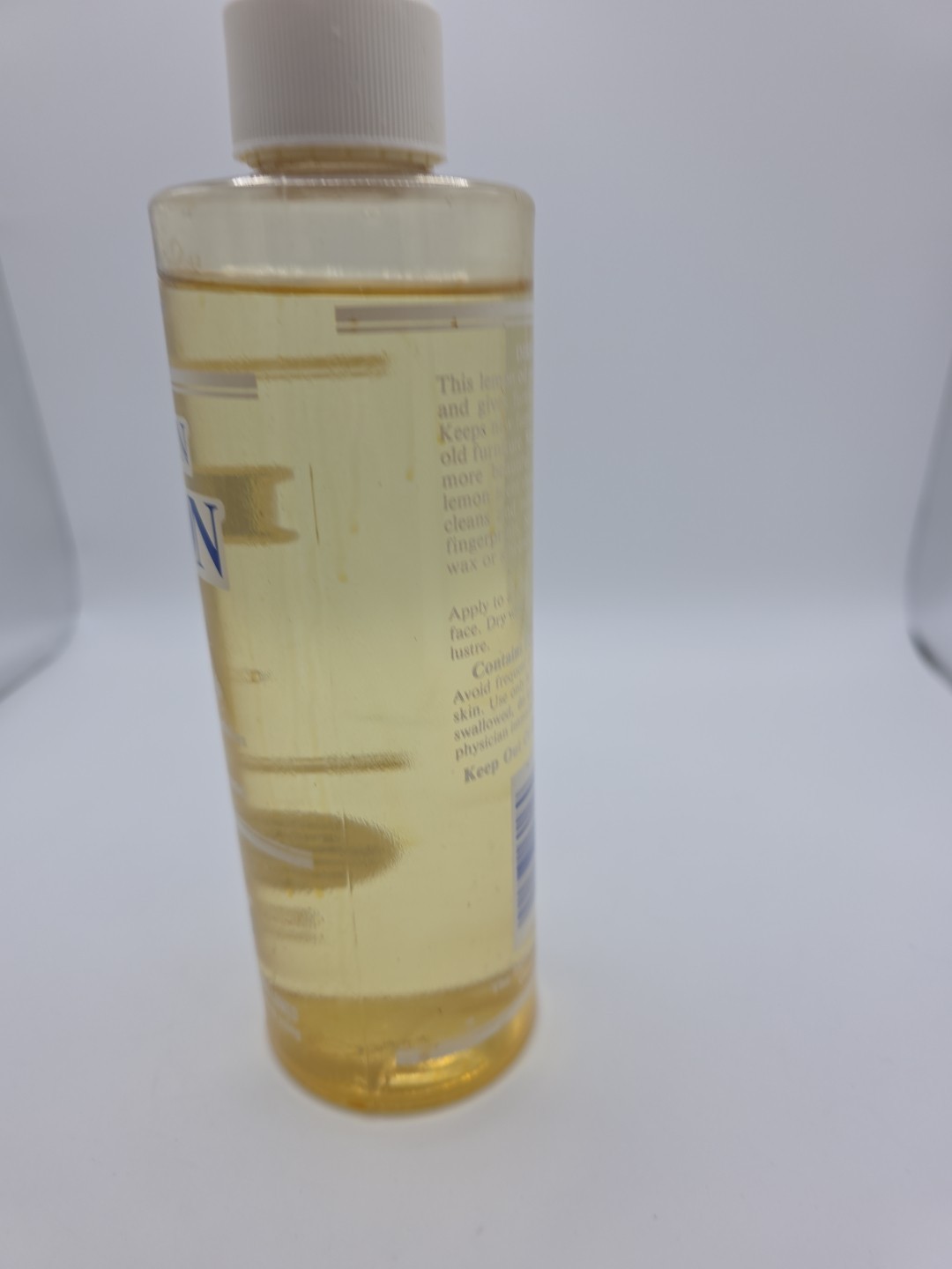Weiman Lemon Oil Furniture Wood Polish UVX15 Sunscreen 16 Oz Almost Full