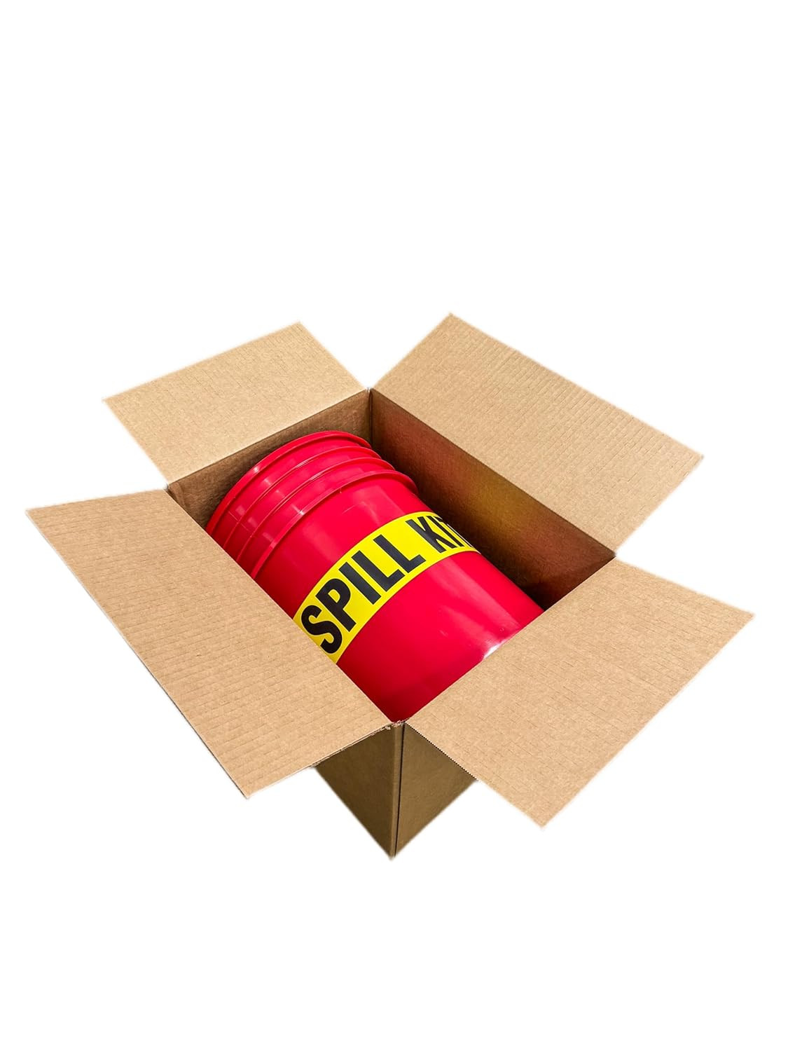 Original Bucket Spill Kit – Universal Absorbents & 5-Gallon Red Bucket – Spill P