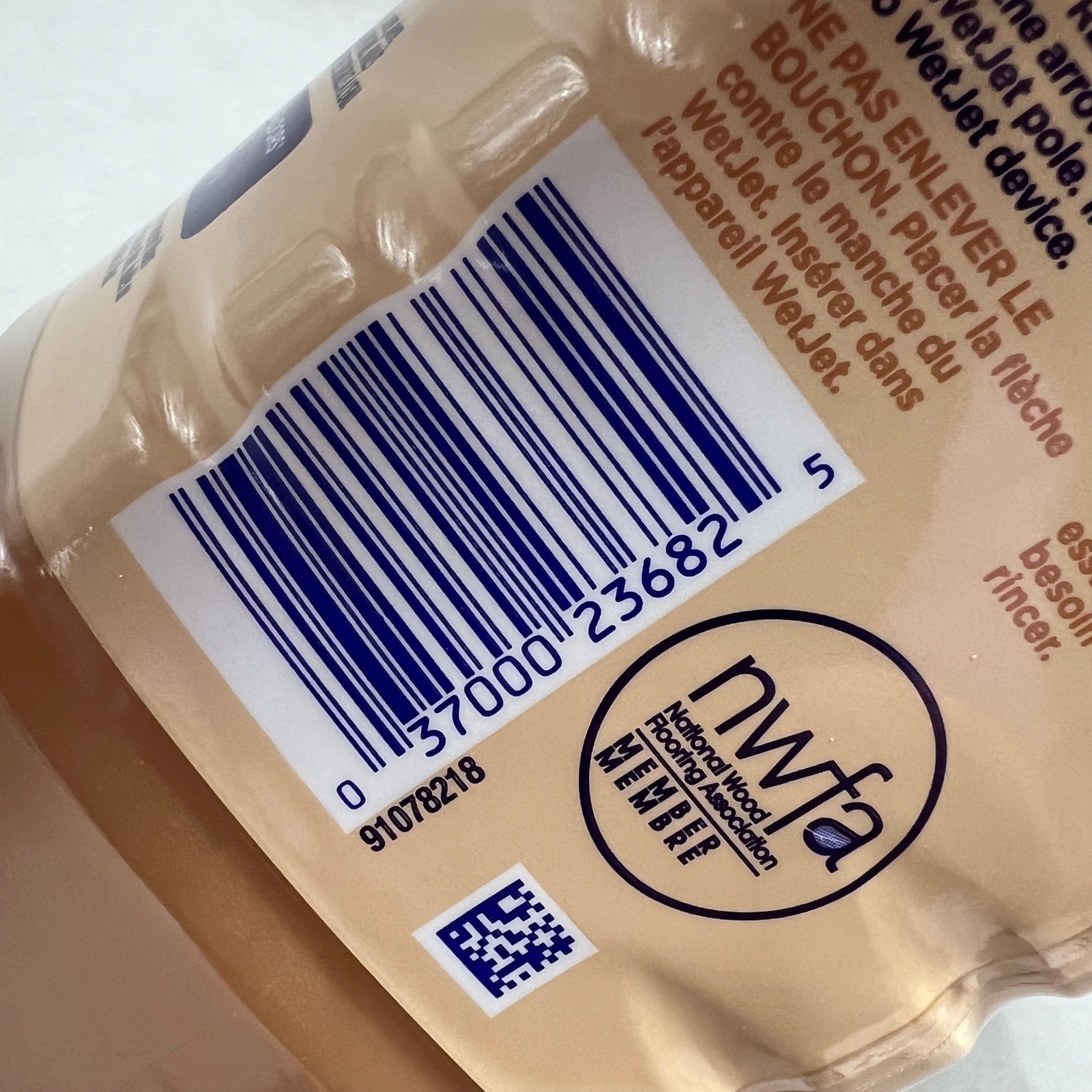Swiffer WetJet Wood Floor Cleaner Refill Brown QuickDry Formula 42.2 fl oz