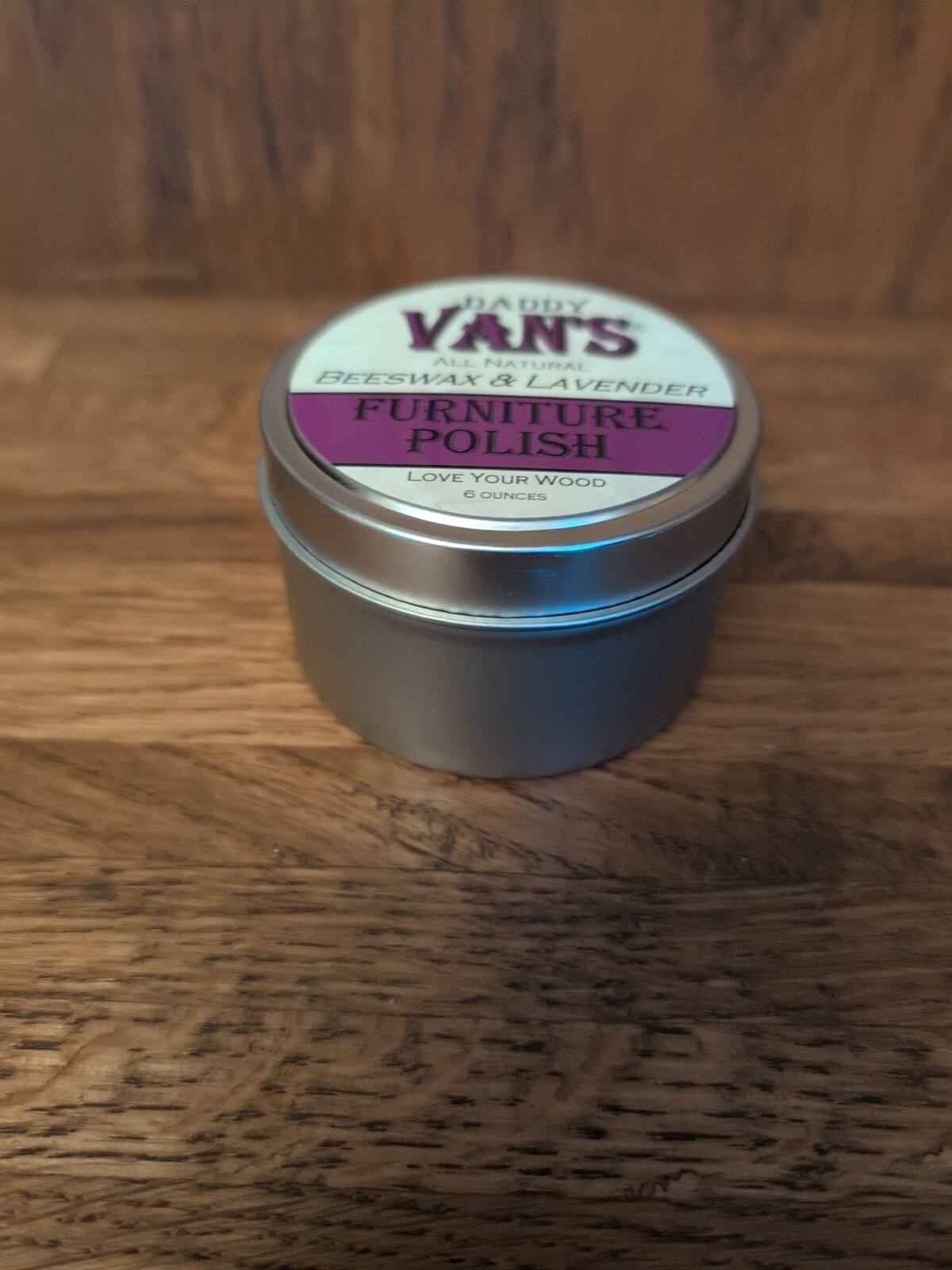 Daddy Van’s All Natural Beeswax & Lavender Furniture Polish 6oz.