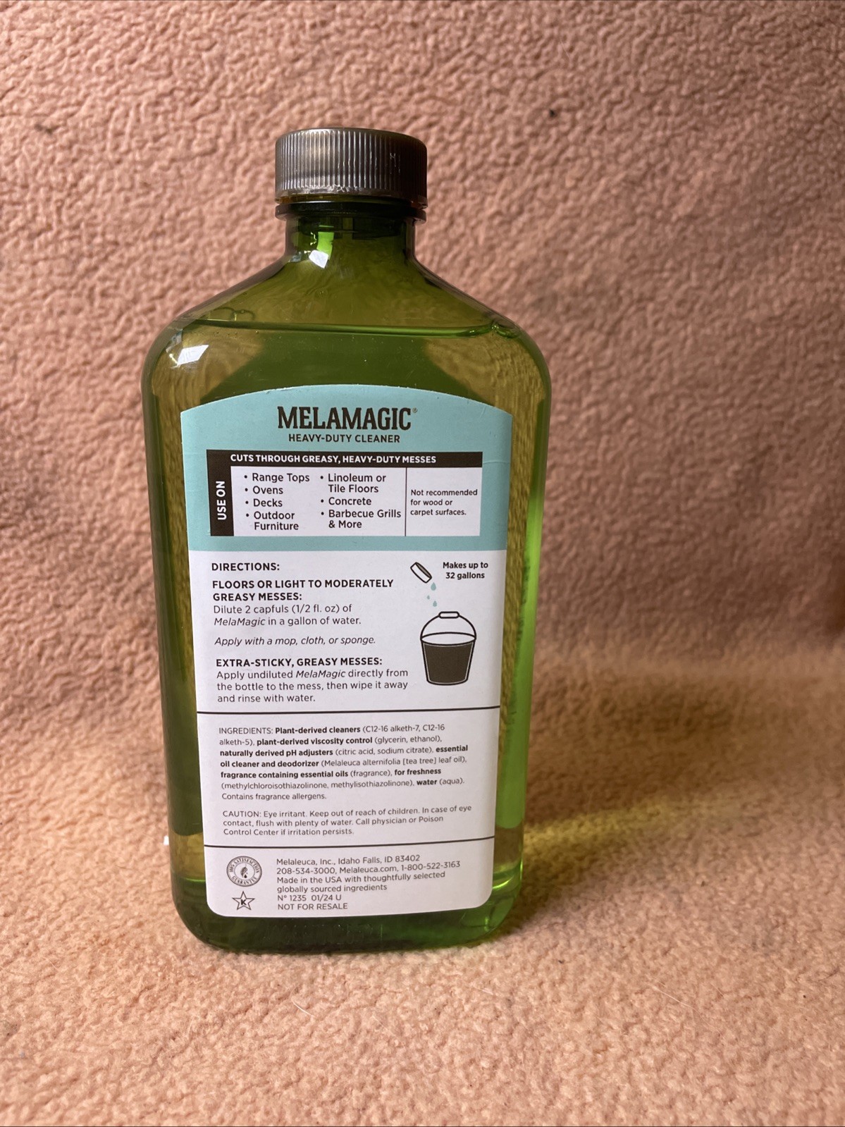MELALEUCA MELAMAGIC 4X Concentrated Heavy Duty Cleaner ~ 16 oz Ecosense Sealed
