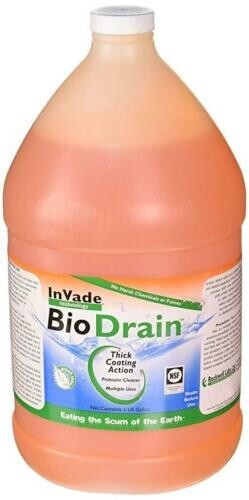 InVade Bio Drain Eliminates Odors Case of 4 x 128 fl oz Jugs Rockwell Labs