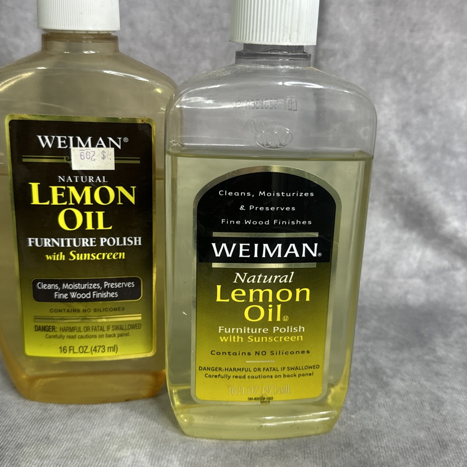 Weiman Natural Lemon Oil Furniture Polish With Sunscreen 16 oz Discontinued (2)