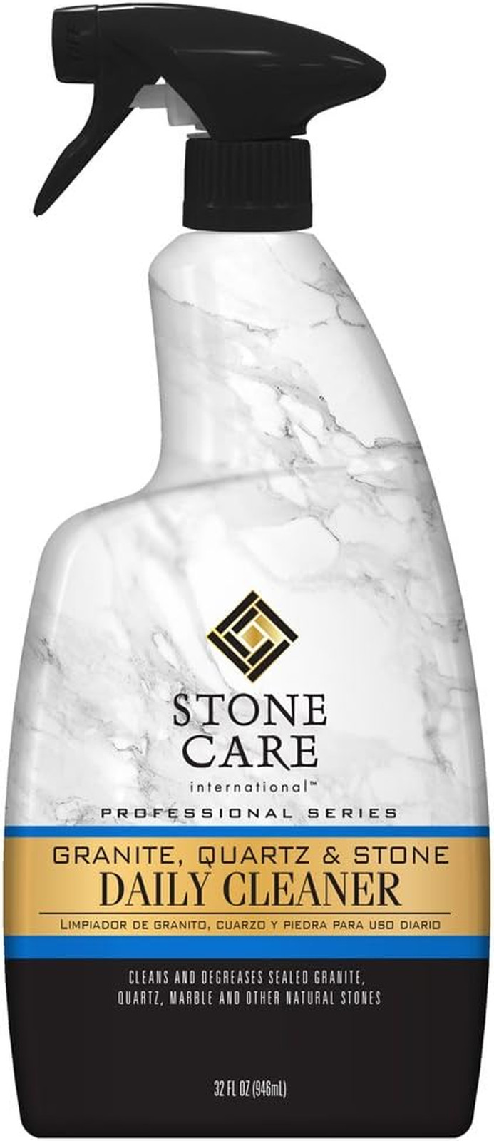 Stone Care International Granite Cleaner – 32 Fluid Ounces Granite & Stone Tile