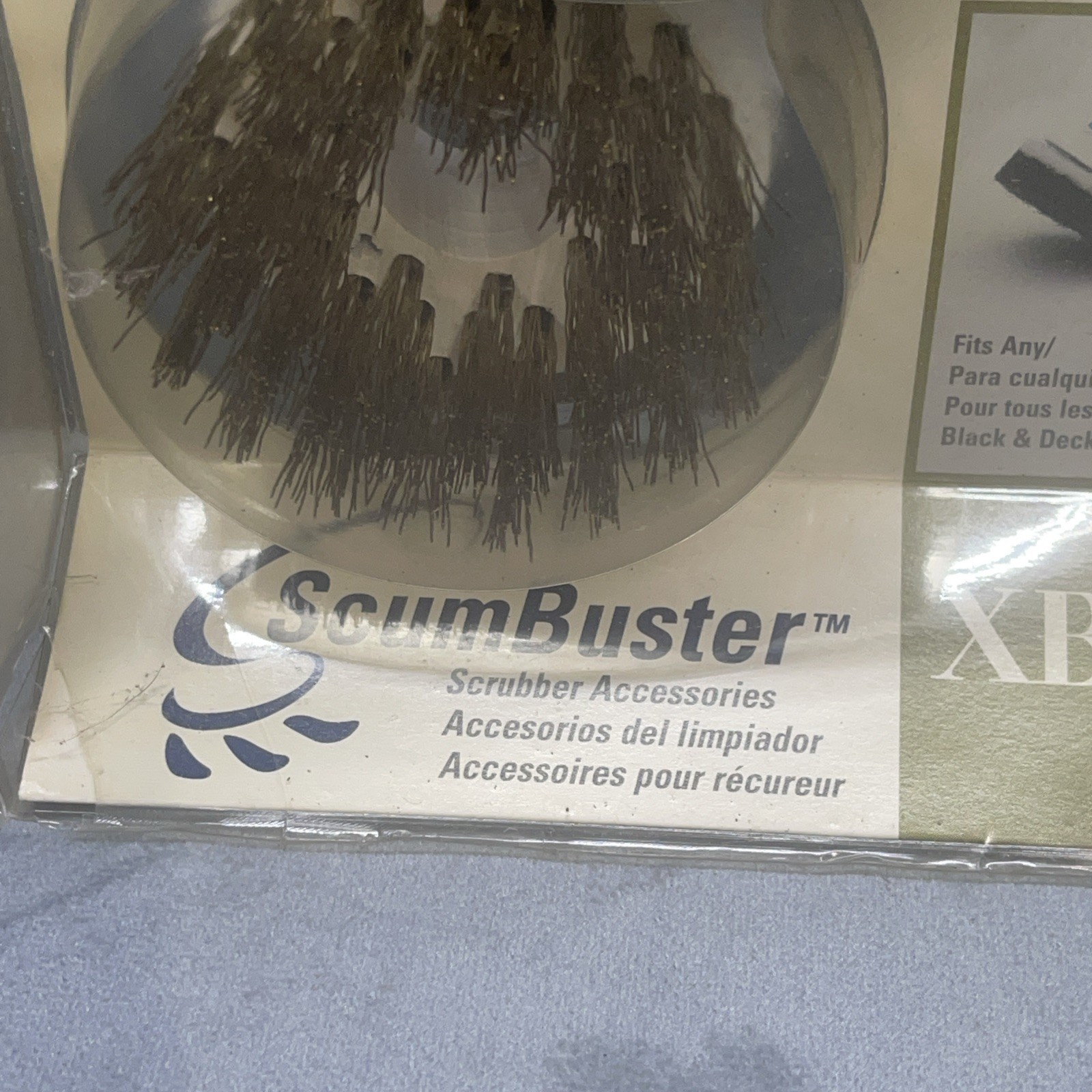 Black & Decker XBB1 ScumBuster Accessories Wire Bristle Brush & 2-Scrub Pads