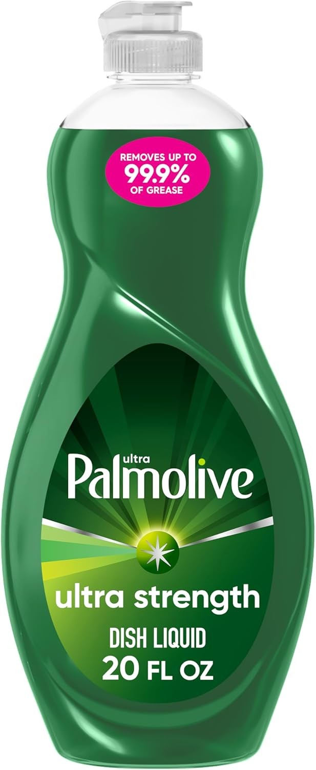 Palmolive Ultra Strength Liquid Dish Soap, Original Green, 20 Fluid Ounce