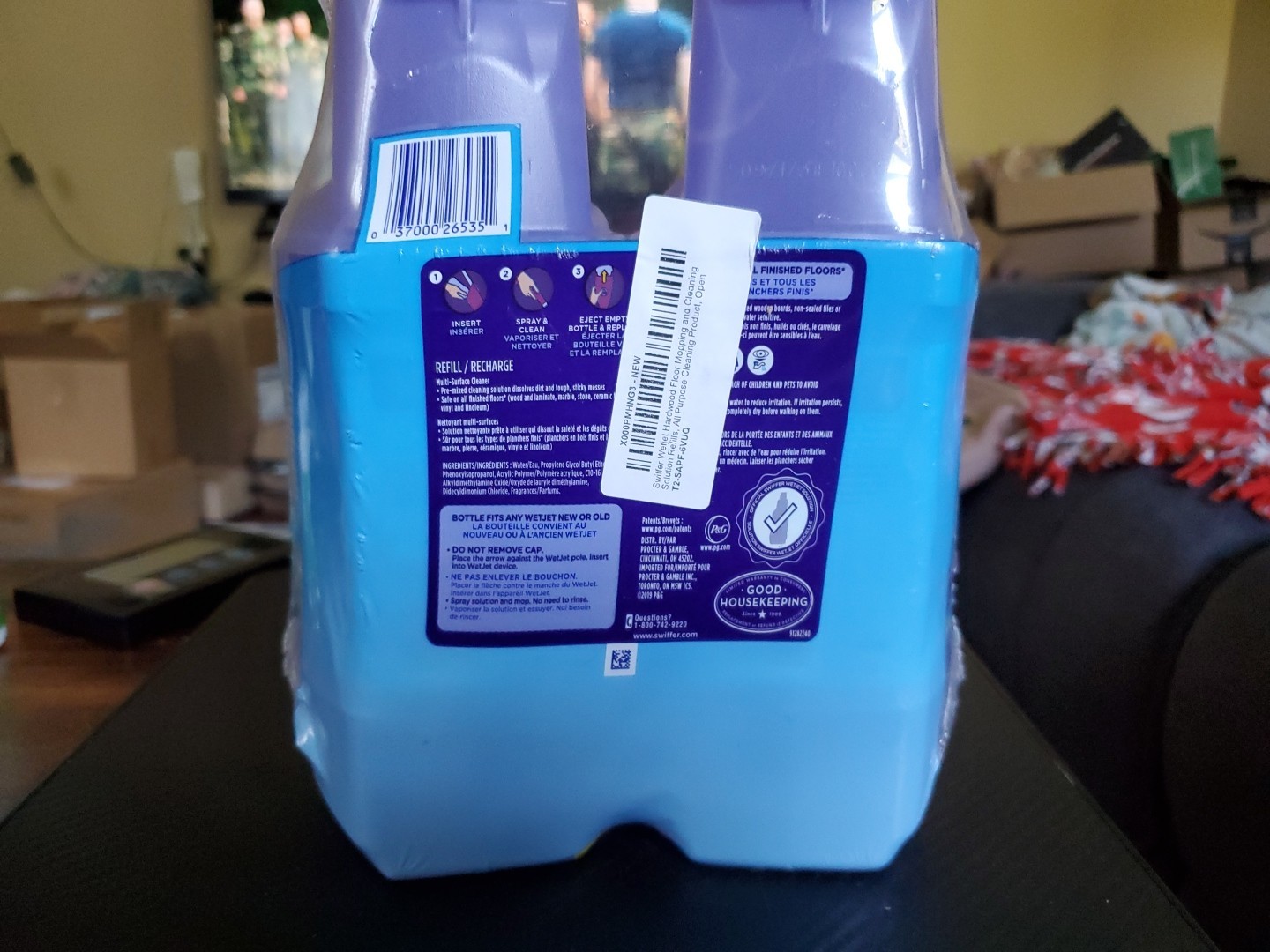 SEALED – Swiffer WetJet Floor Cleaner Refills Open Window Fresh 1.25L (2-Pack )