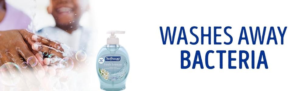 Liquid Hand Soap, Fresh Breeze – 7.5 Fl Oz (Pack of 6)