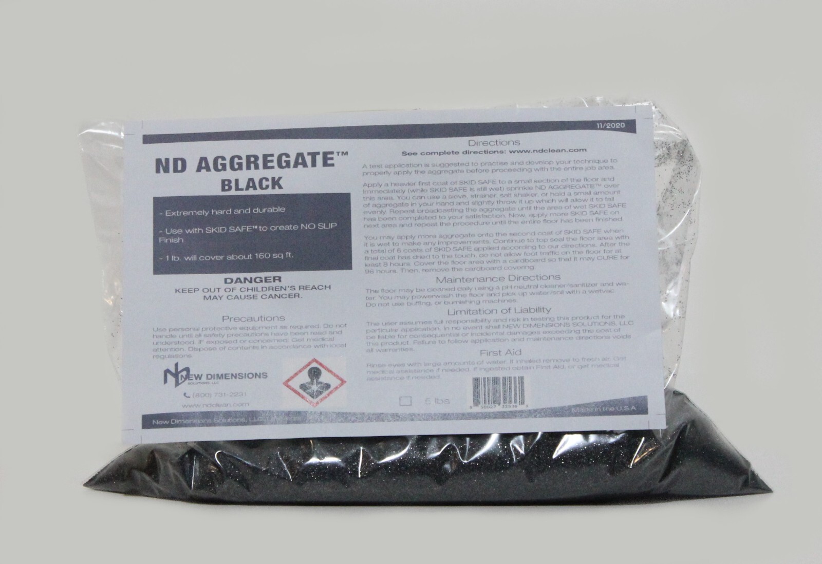 ND AGGREGATE™ Enhanced Traction Additive for SKID SAFE™ Water-Based