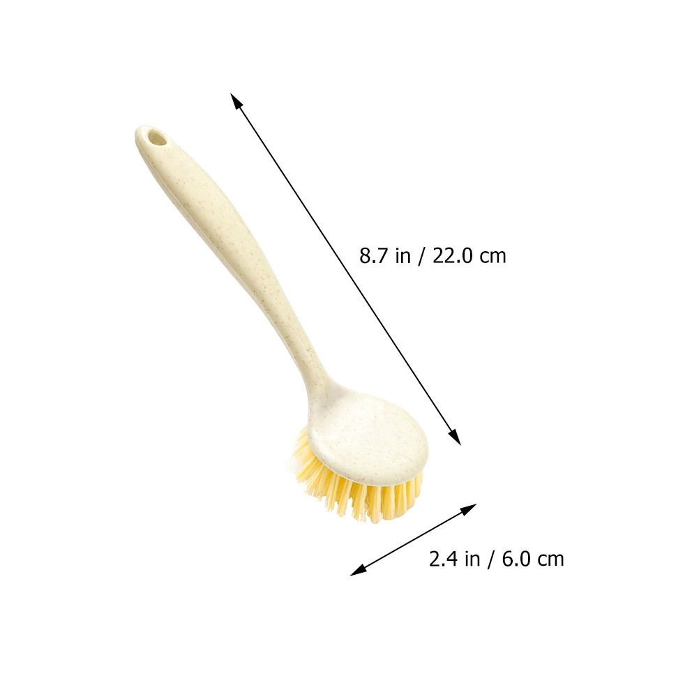 4pcs Multipurpose Pan Brushes Long Handle Dish Brushes Home Kitchen