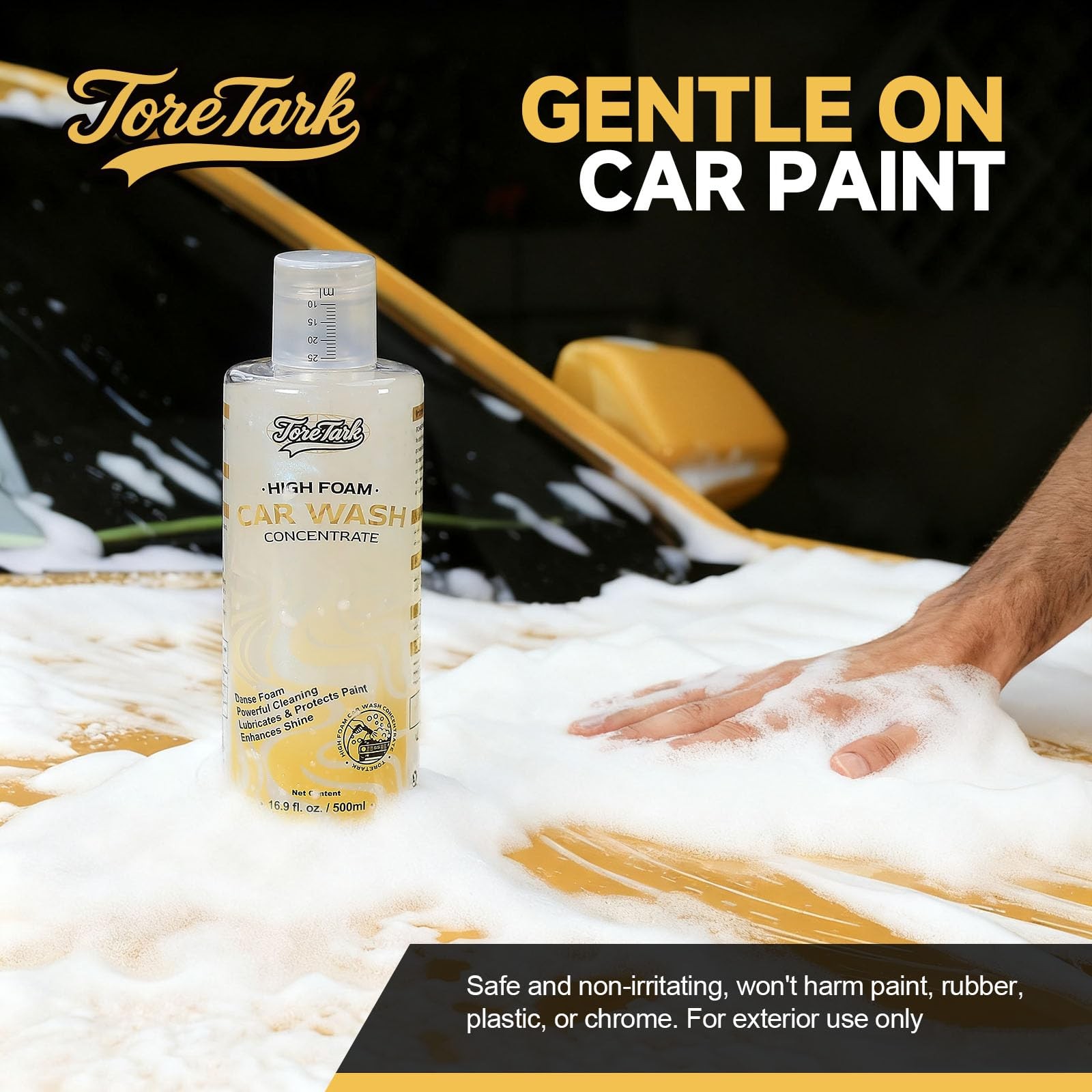 Car Wash Soap – High Foam, pH-Balanced & Concentrated Car Shampoo, Works with…