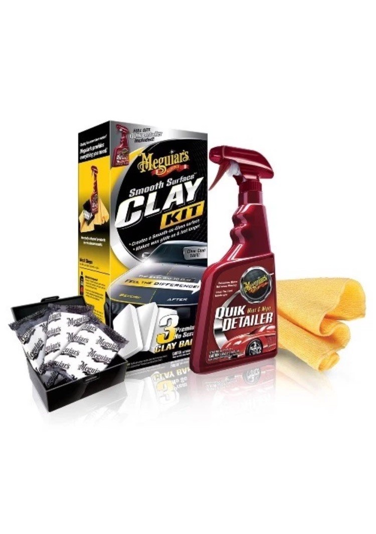 Meguiar’s G191700 Smooth Surface Clay Kit, Safe and Easy Car Claying for Smoo…