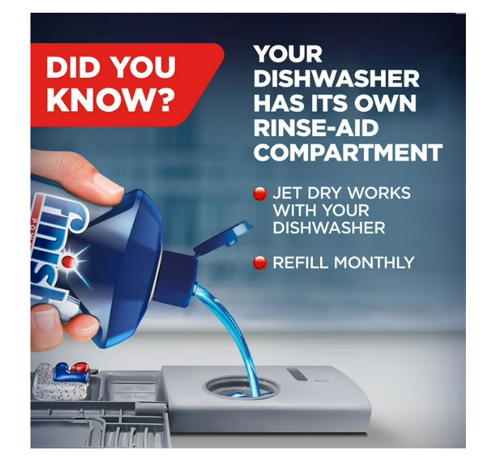 Finish Jet-Dry Rinse Aid, 38 fl. oz.
