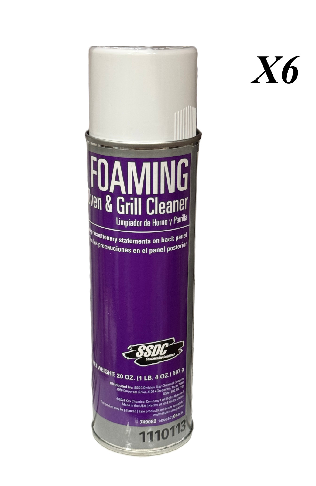 SSDC Foaming Oven & Grill Cleaner 20oz, 6 Count per case-1110113
