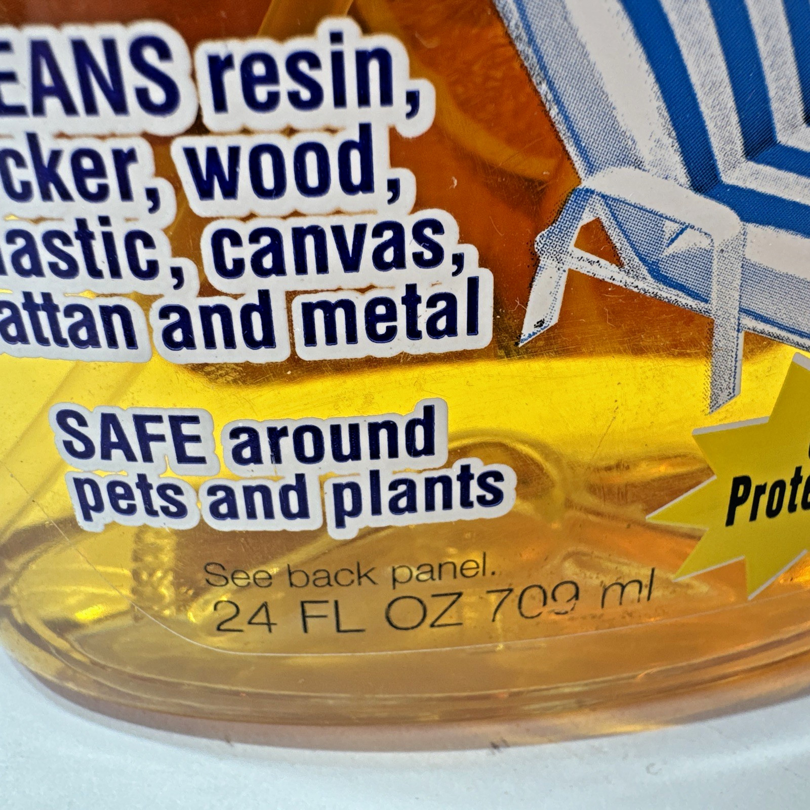 NOS Goo Gone Outdoor Patio Furniture Cleaner Citrus Spray Rattan Wicker Metal