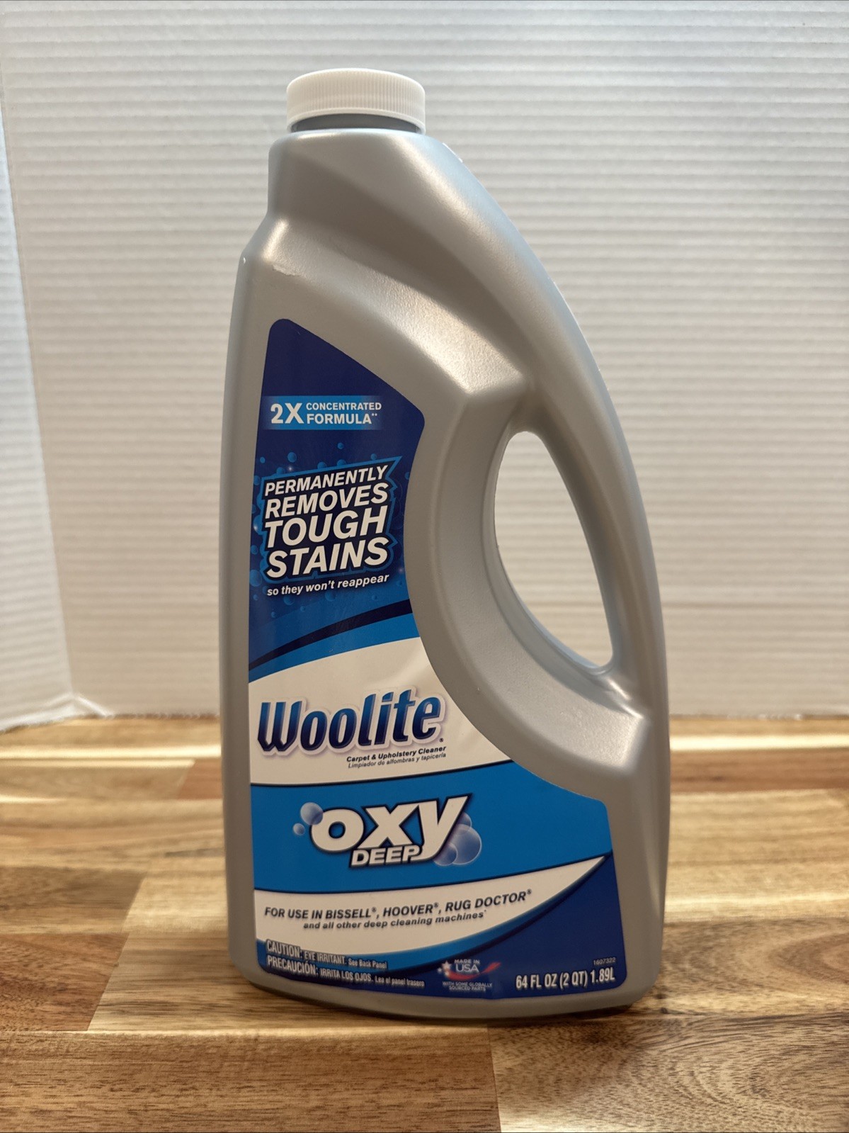 64 Oz. Woolite 2X Oxy Deep Carpet Upholstery Cleaner For Bissell Hoover Rug Doc