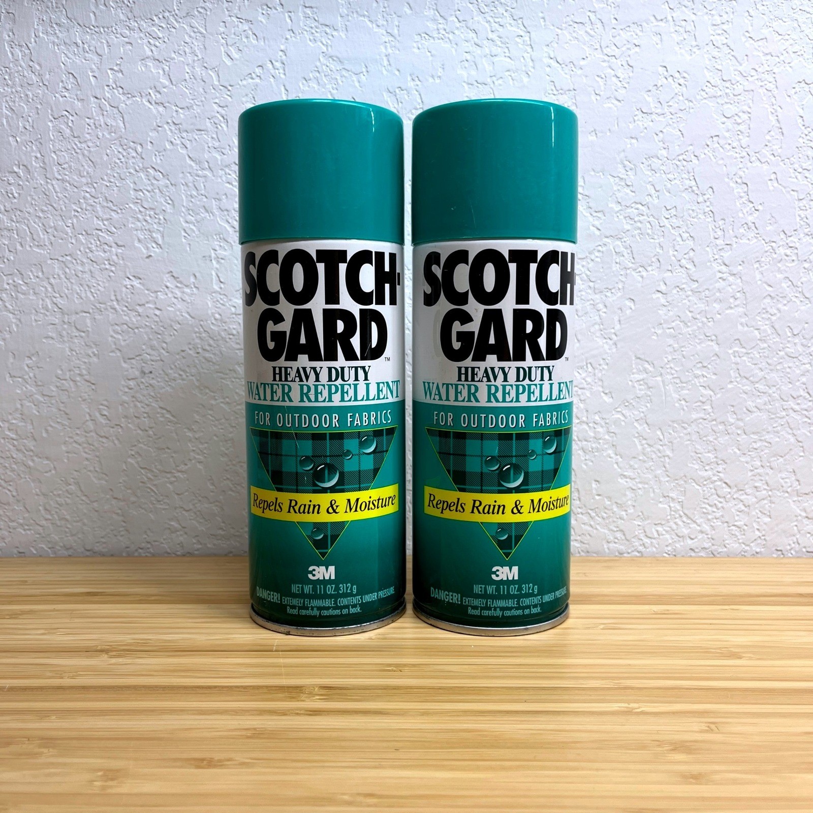 Scotchgard Heavy Duty Water Repellent 11oz Spray 2-Pack Vintage 90s 3M Outdoor