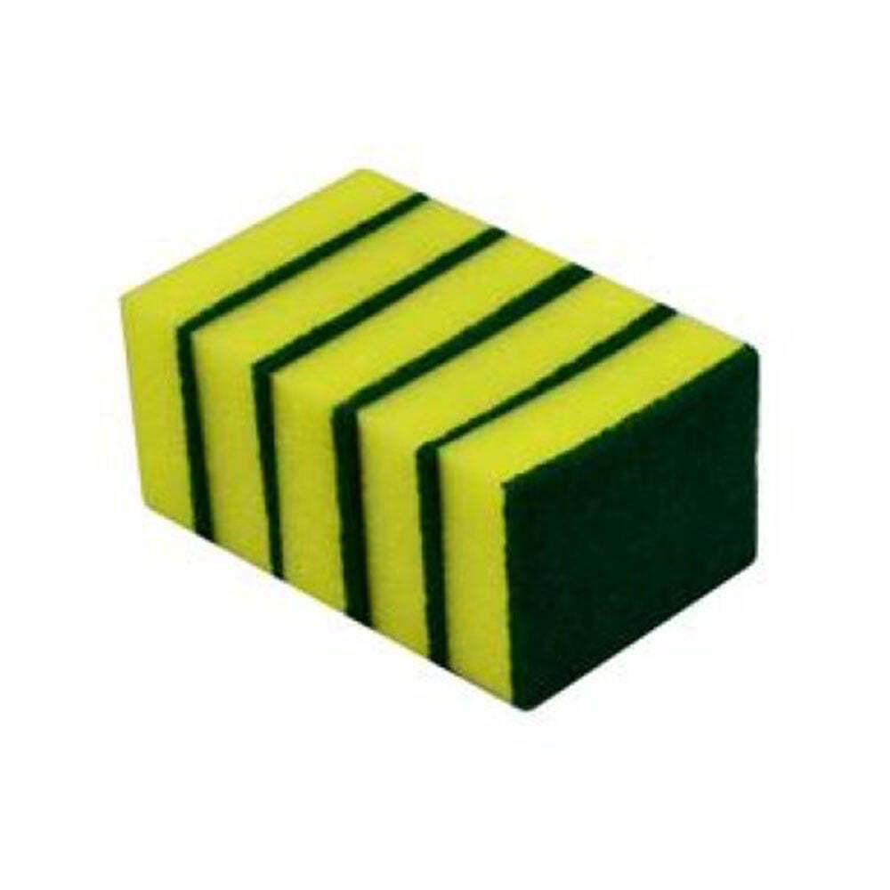 Italplast General Purpose Absorbent Soft Cleaning Sponge Scourer 5pcs 100x75mm