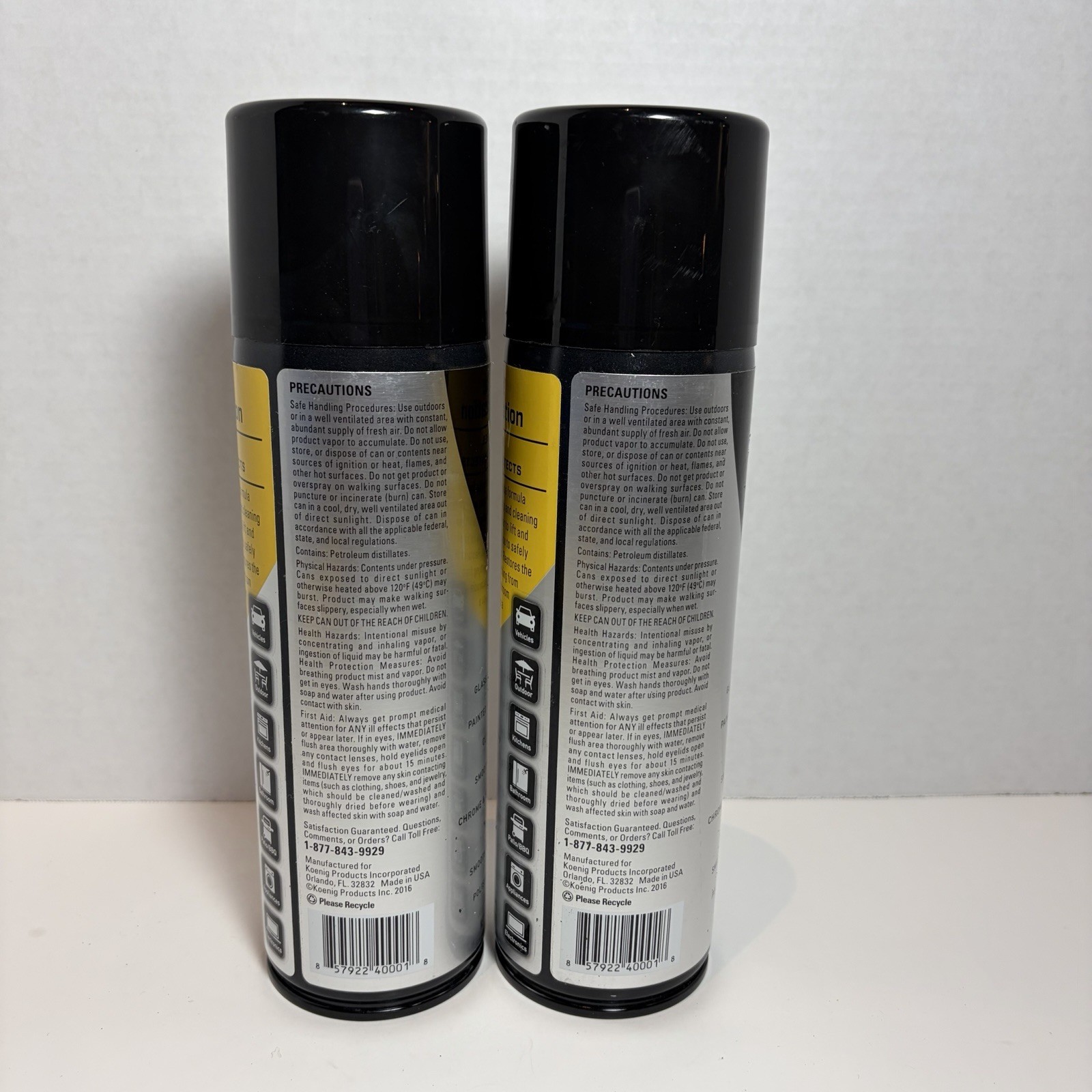 Koenig Spray Polish Multi-Surface Cleaner and Polish (17oz cans) Set of 2