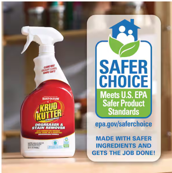 Krud Kutter 1 Quart Liquid Cleaner & Degreaser for Grease on Multisurfaces