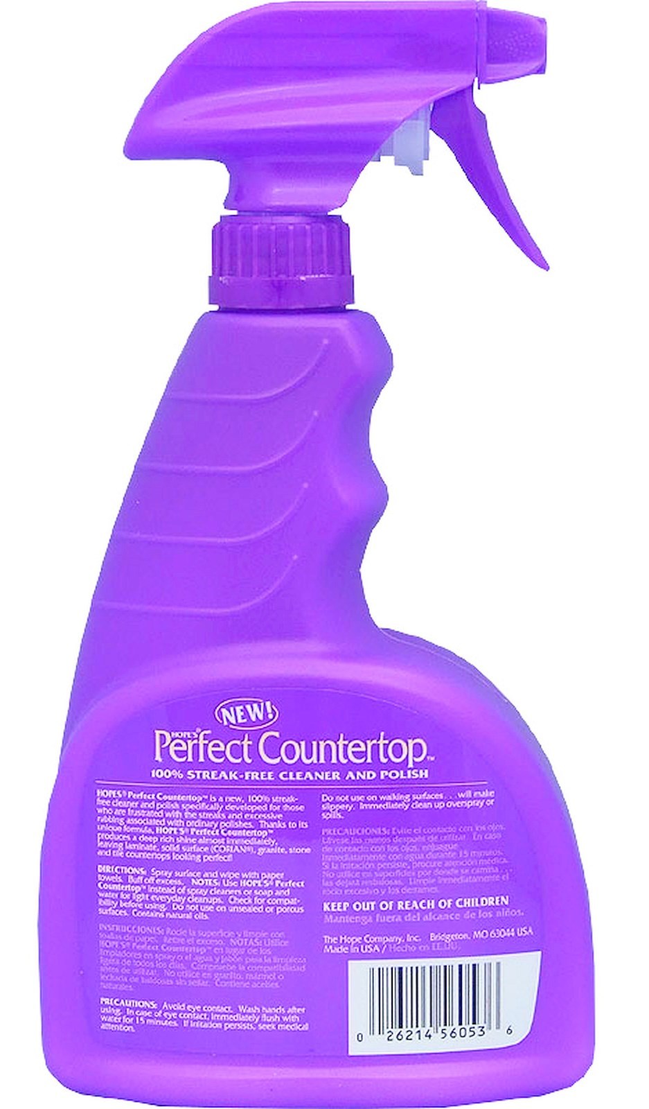 HOPE’S Perfect Countertop CLEANER & POLISH spraY for CORIAN granite quartz 22CT