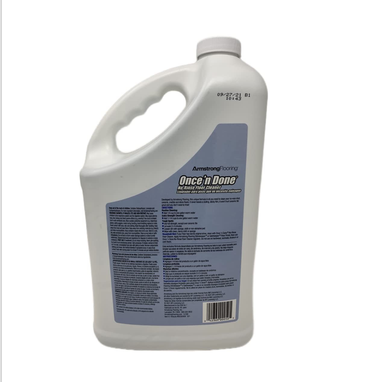 1 Gallon Floor Cleaner for Vinyl Ceramic Marble Granite Stone No Wax Routine …