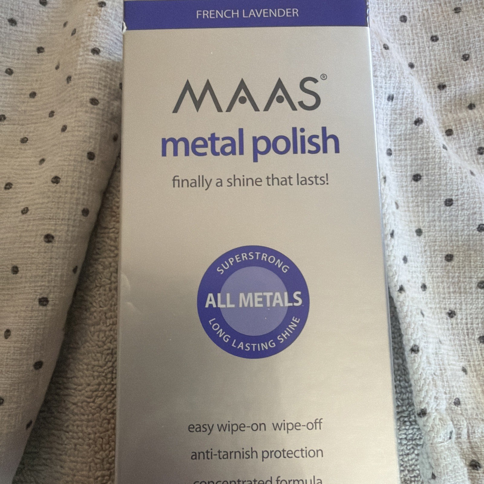 MAAS Fine Polishing Creme For All Metal 4 Oz Concentrated. Opened/90% Full.