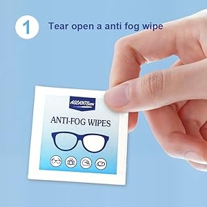 Anti-Fog Wipes for Glasses – Eye Glasses Cleaner Wipes,Indivily