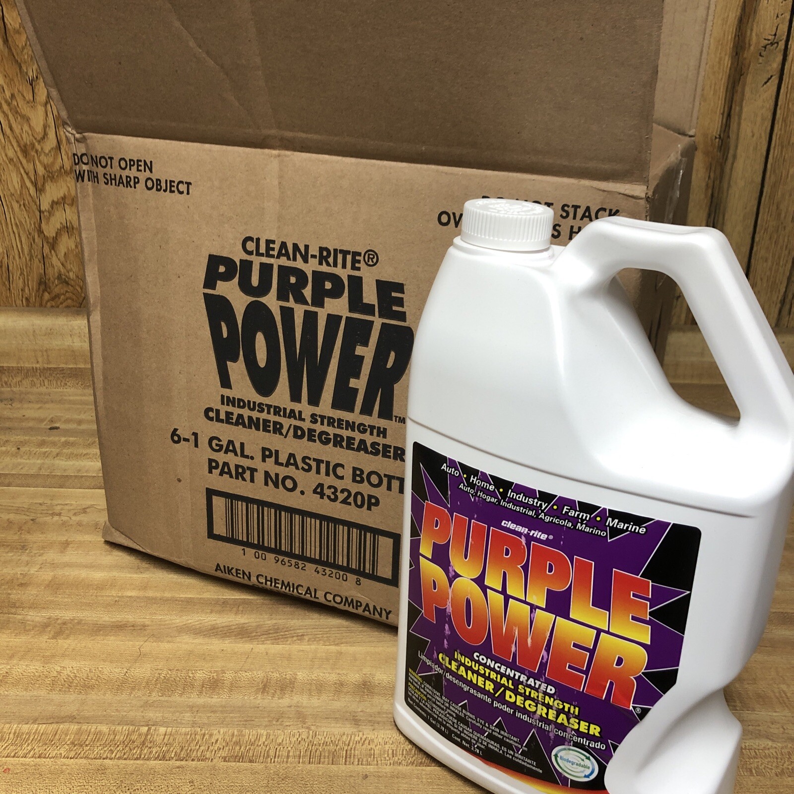 6 Pack Purple Power Concentrate industrial strength Cleaner/Degreaser 1 Gallon
