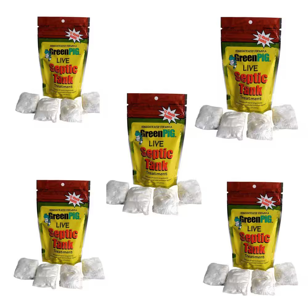 Septic Tank Treatment Drain Cleaner5-Year Supply