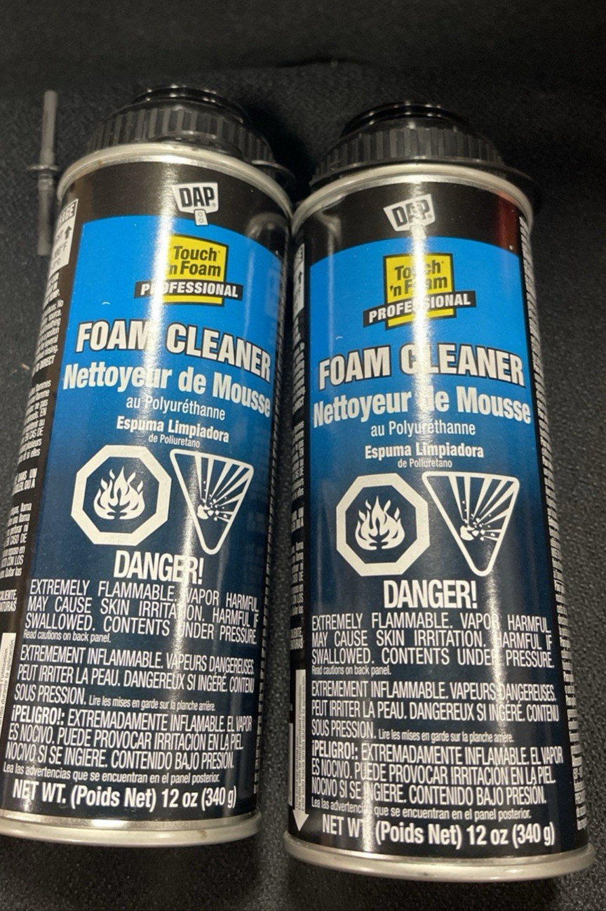Dap Polyurethane Professional Foam Cleaner 12 Oz, 2 PK, Gun Cleaner ETC