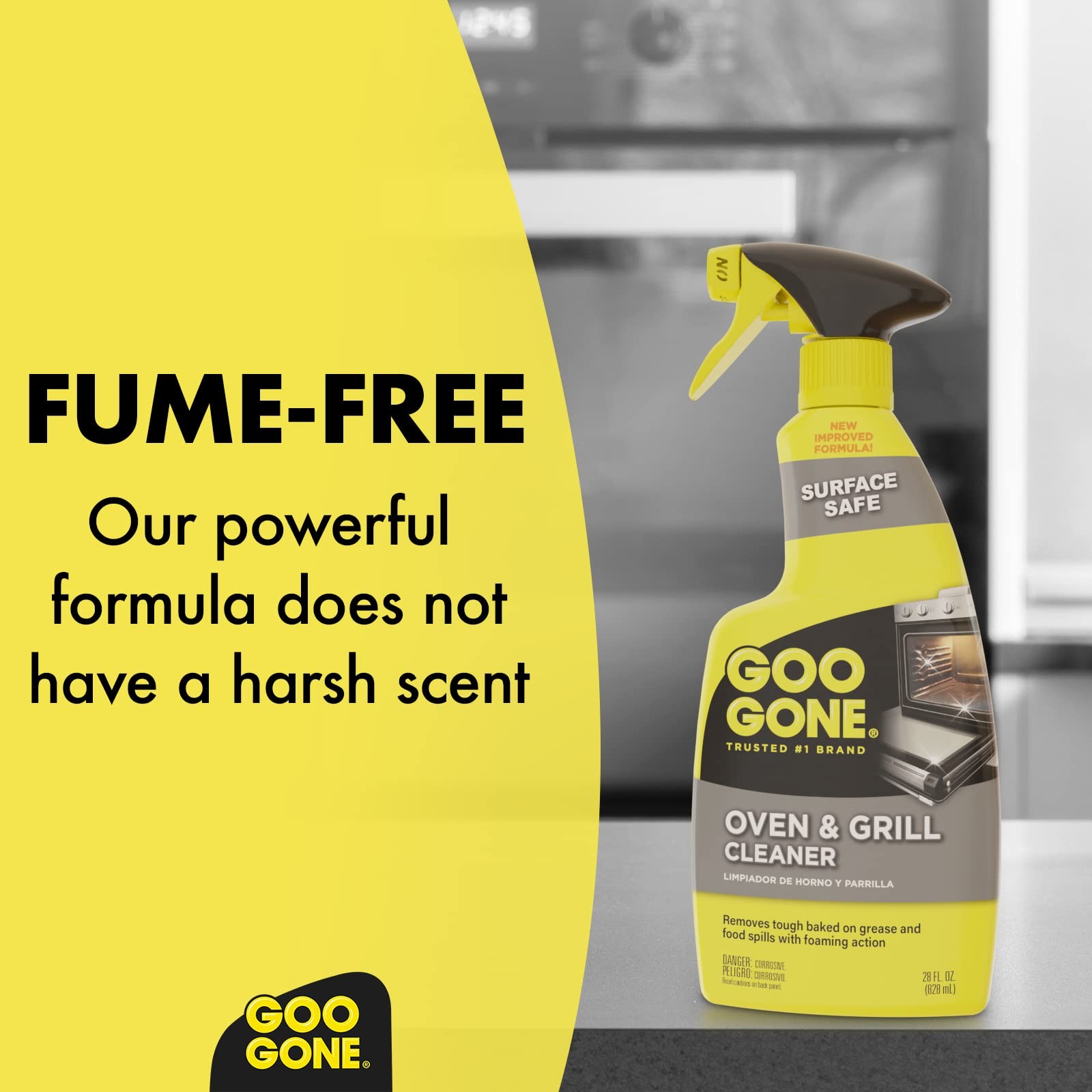 Oven And Grill Cleaner 28 Ounce Removes Tough Baked On Grease Surface Safe